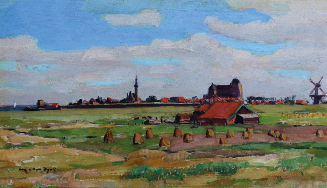 Alfons van Dijck - Gezicht op Veere - Museum Veere