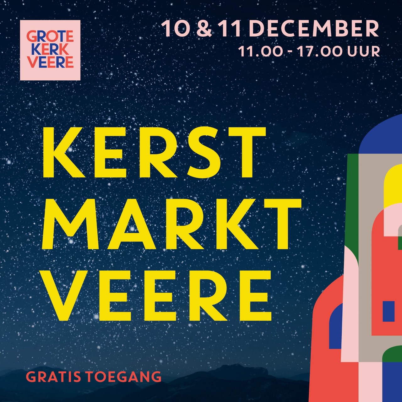 Kerstmarkt 10 & 11 december 2022 VeereStad.nl